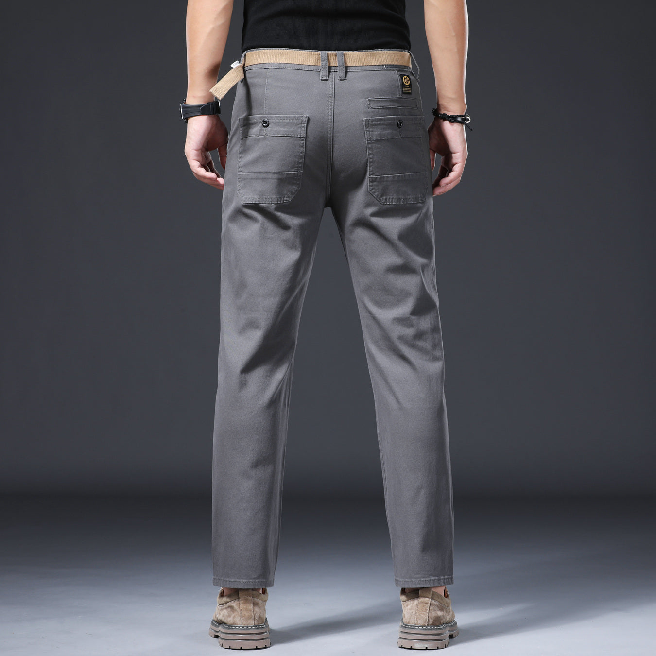 [P402] 2026 Autumn New Men Casual Pants, Fashion Versatile Comfort Slim Straight Long Trousers